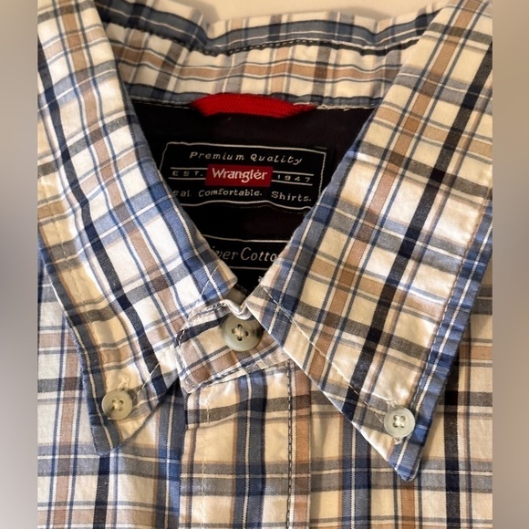 Wrangler Other - WRANGLER Plaid Shirt EUC Size 2XL